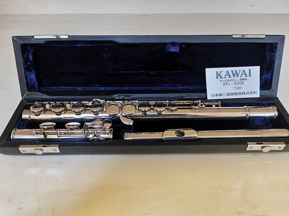 カワイ フルート KFL-122S 管器 ケース付 KAWAI