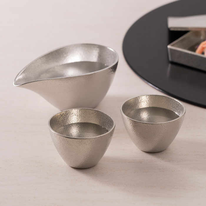 益子・吉川水城 片口とぐい呑み 2点 益子・吉川水城 片口とぐい呑み 2