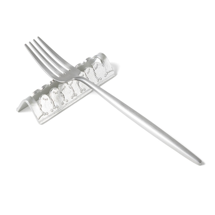 カトラリーレスト - シマエナガ｜錫製雑貨・酒器の通販は能作