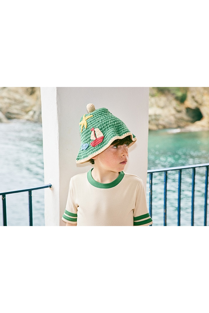 Summer Collection]Misha&Puff / Seaside Beach Hat / K1061U25-345
