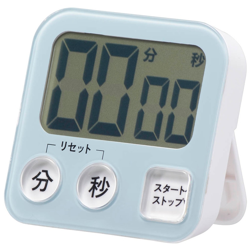 大画面デジタルタイマー ブルー｜COK-T131-A 08-1458｜通販ならオーム