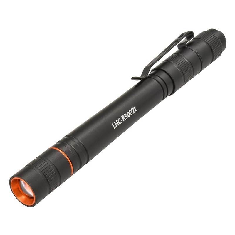 USB充電式LEDズームペンライト｜LHC-R300ZL-K 08-1392｜通販ならオーム