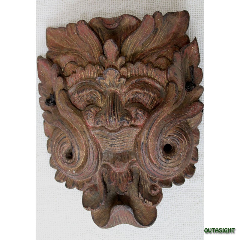 インドネシア バリ島 細長いお面 約75cm インテリアにインドネシア