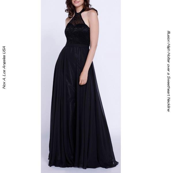 ピアノ演奏 高身長用ドレス 声楽 楽器演奏 ブラック シフォン