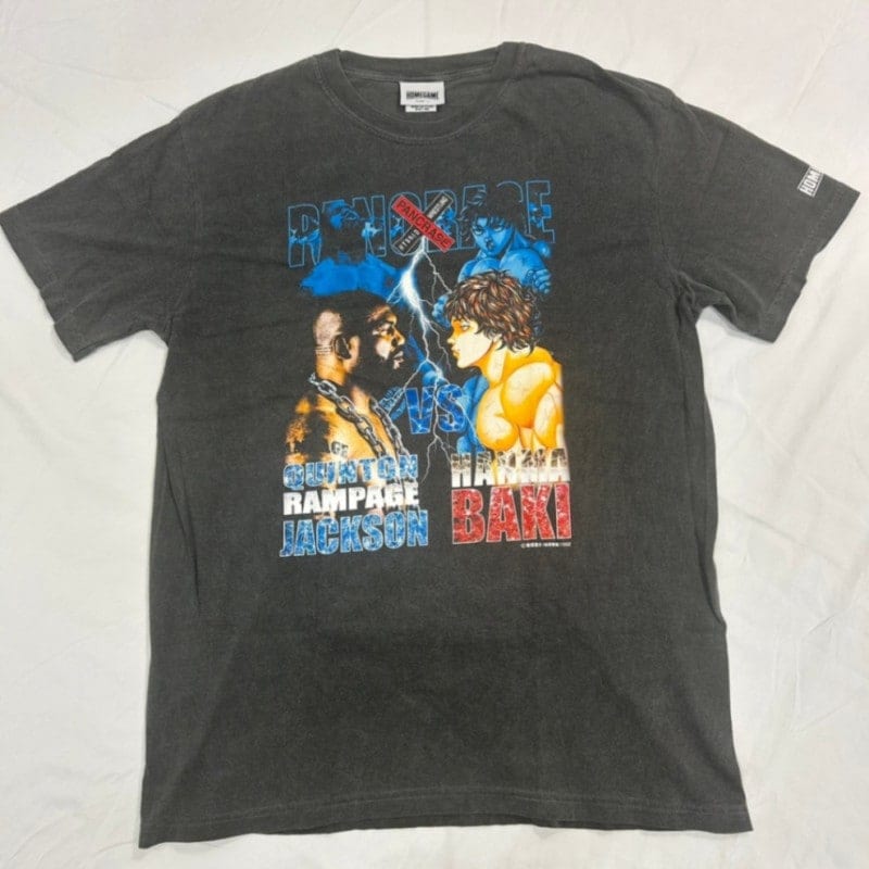 RAMPAGE JACKSONvs刃牙】HOMEGAME×刃牙×PANCRASE S/S TEE