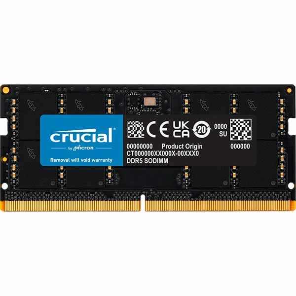 Micron(Crucial) 32GB(32GBx1) DDR5-5600 (PC5-44800) CL46 SODIMM