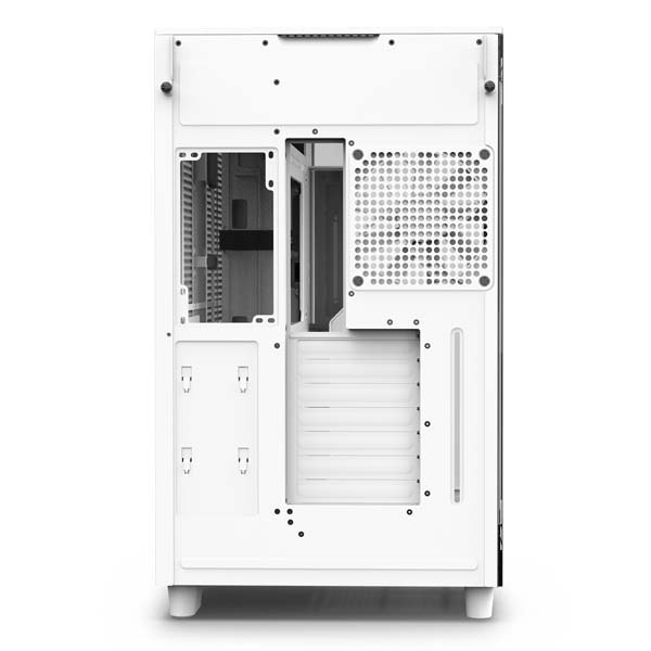 NZXT H9 Flow White 2層構造ミドルタワーPCケース ホワイト｜CM-H91FW