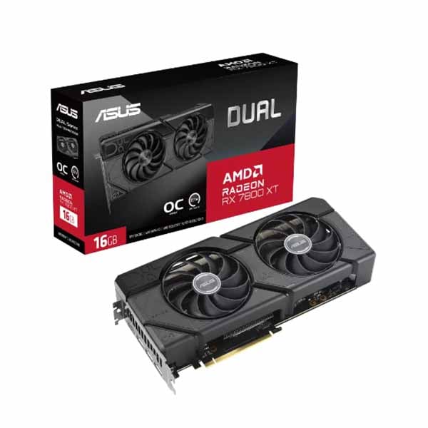 ASUS AMD Radeon RX 7800 XT 16GB GDDR6 グラフィックボード｜DUAL