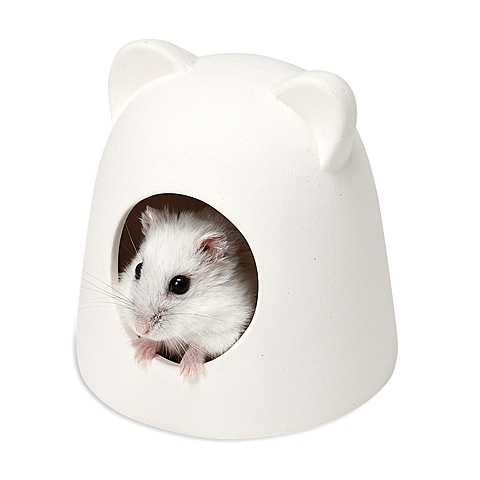 ひんやりセラミックハウス/耳付きハウス ひんやり クール 寝床