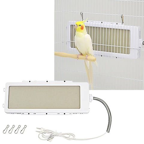 外付け スリムヒーター 25W/保温器具 暖房 小鳥 うさぎ モルモット