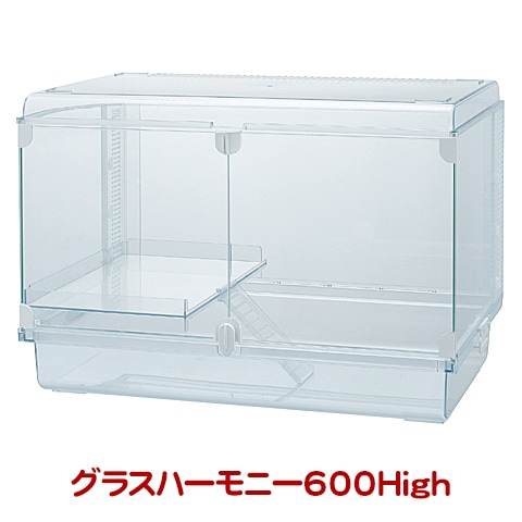 GEX グラスハーモニー 600プラス 小動物用ケージセット グラス
