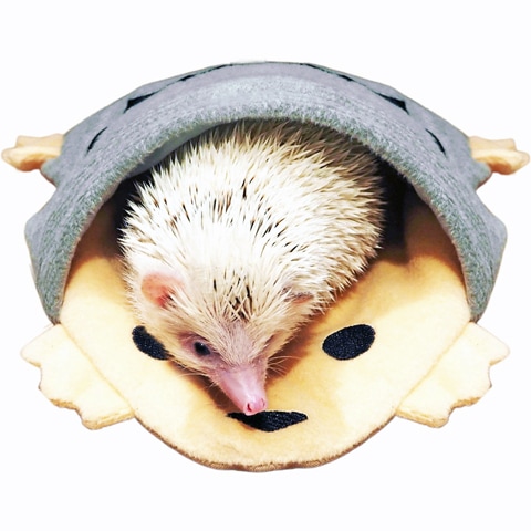 ハリネズミ寝袋 リンゴピンク