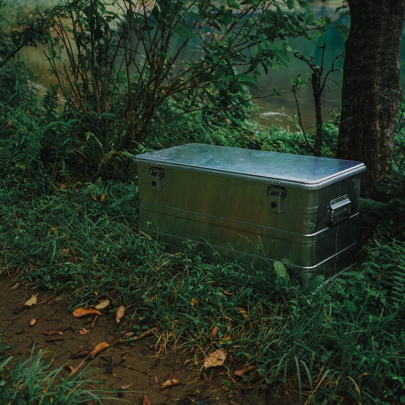 ALPOS ALUMINUM CONTAINER / with Lid - L（92L） | Metal Products