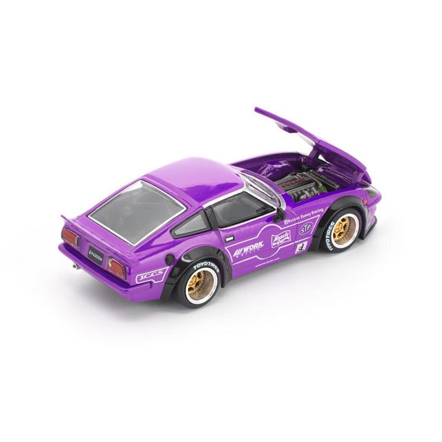 ぽっぽ POP RACE x Enigma 1/64 Pandem 280ZX Purple パンデム 280ZX