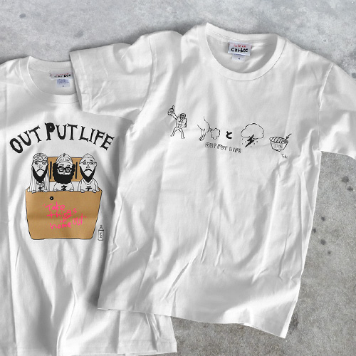 OUTPUT LIFE×Chi-bee コラボ Tシャツ | 新着 | plywood(プライウッド)