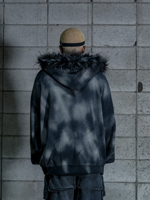 DIG YOUR OWN GRAVE】FUR ZIP HOODY (3color) | OUR BRAND,DIG YOUR