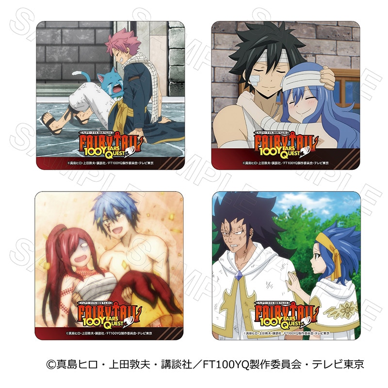 Fairy Tail コースター3枚セット ジェラール エルザ ウェンディ Fairy