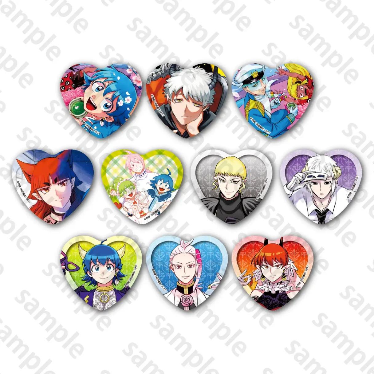 ショップ 魔入りました！入間くん コミケc100 トレーディング ハート型