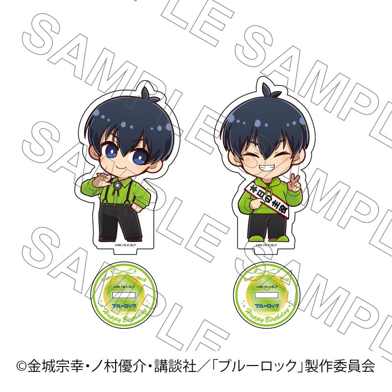 潔世一 潔 世一 プリンセスカフェ 缶バッジ 絶対こいよ ブルロ ブルー