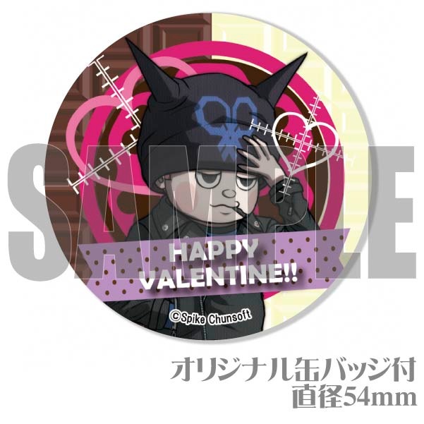 ダンガンロンパ プリロール 缶バッジ 王馬小吉 誕生日 ダンガンロンパ