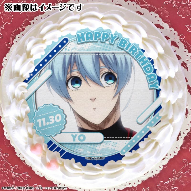 ブルーロック 氷織羊 バースデイ バースデー メタル缶バッジ ブルー