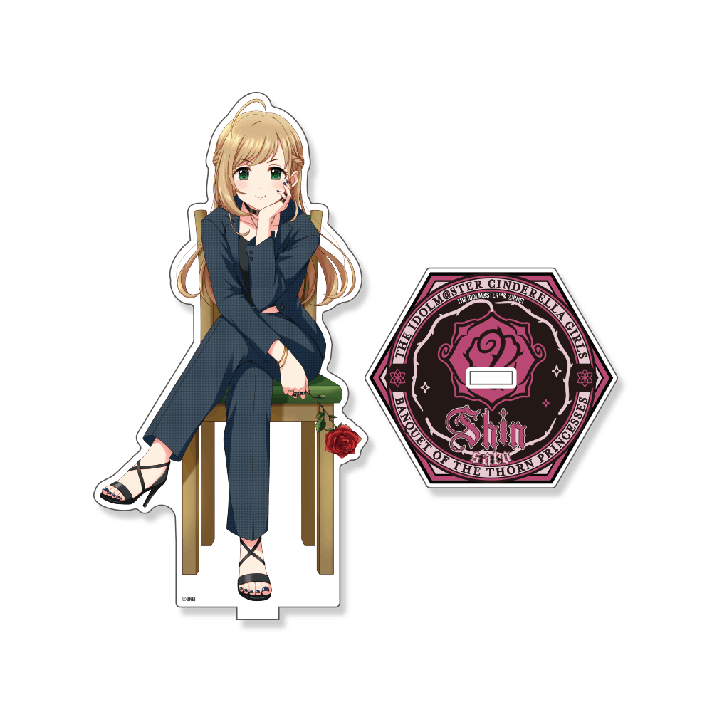 シンデレラガールズ 沖縄の時アロハシャツ 佐藤心アクリルスタンド 佐藤心&十時愛梨×PAIKAJI 沖縄の時アロハシャツ ブラック Lサイズ