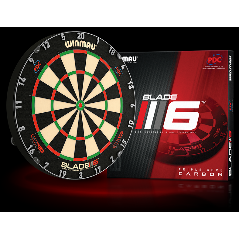 Winmau Blade 6 ダーツボード サラウンド付き Winmau Blade 6 ダーツ