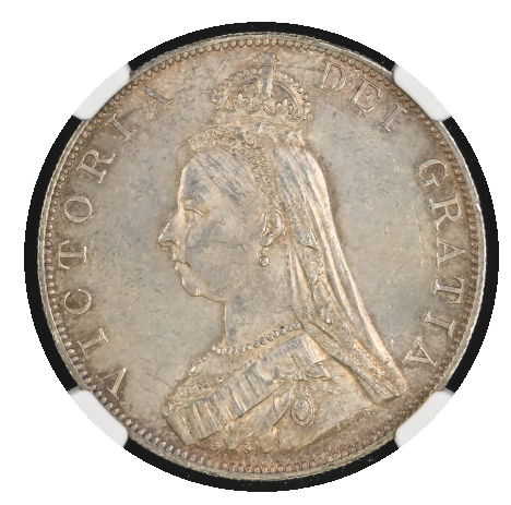 1887 イギリス クラウン 銀貨 ゴールデンジュビリー NGC コイン モダン