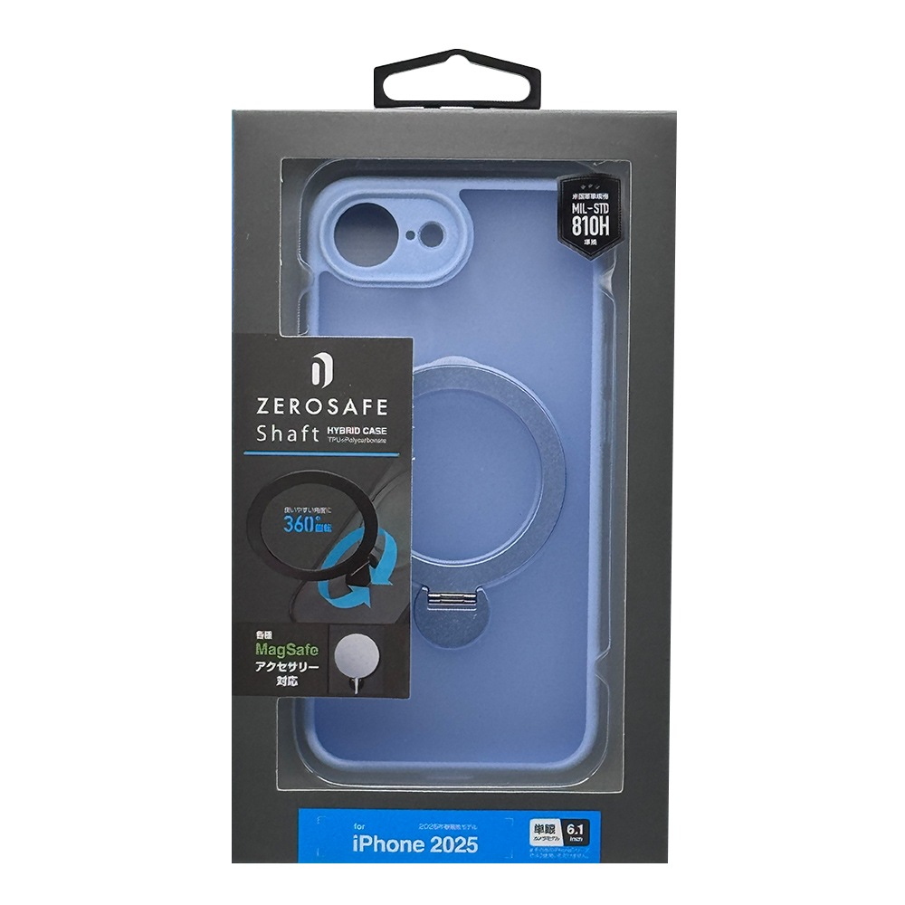 iPhone 16e ケース カバー ハイブリッド ZEROSAFE Shaft MagSafe対応