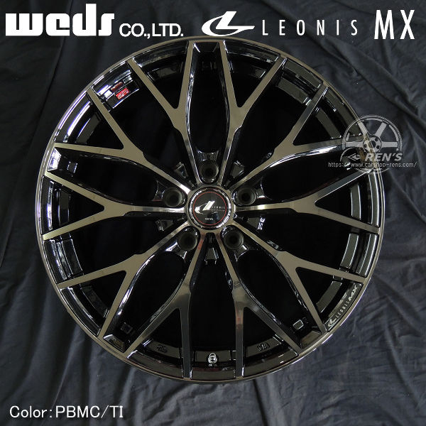 送料無料 90系ノア VOXY WEDS ウェッズ レオニスMX PBMC/TI 215/45R18