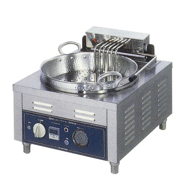 ニチワ 電気天ぷらフライヤー 幅500×奥行600×高さ300(mm) SEFD-4H