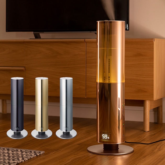 cleverin クレベリンLED搭載 ハイブリッド式加湿器 WHK-1217CL mnr