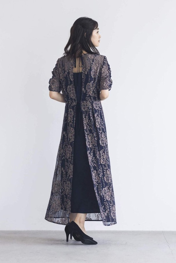 配色レースエプロンワンピース | DRESS,DRESS | ROOM903 online