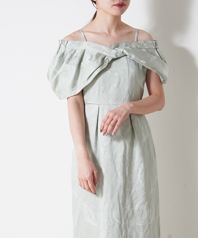 Docking big ribbon dress□ | ALL ITEM | ROOM903 online