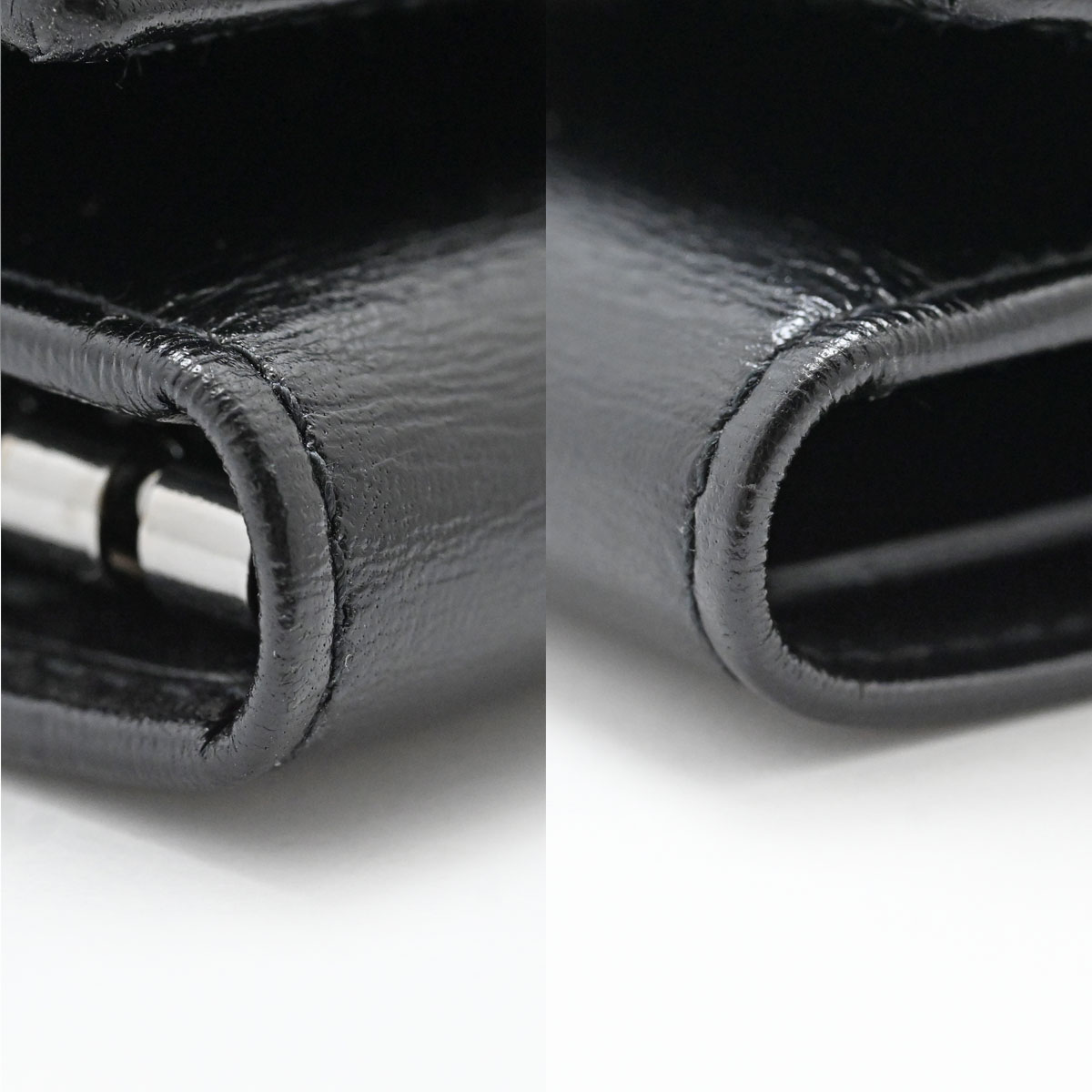 グッチ GUCCI 6連キーケース メンズ レザー ロゴ ブラック 3492