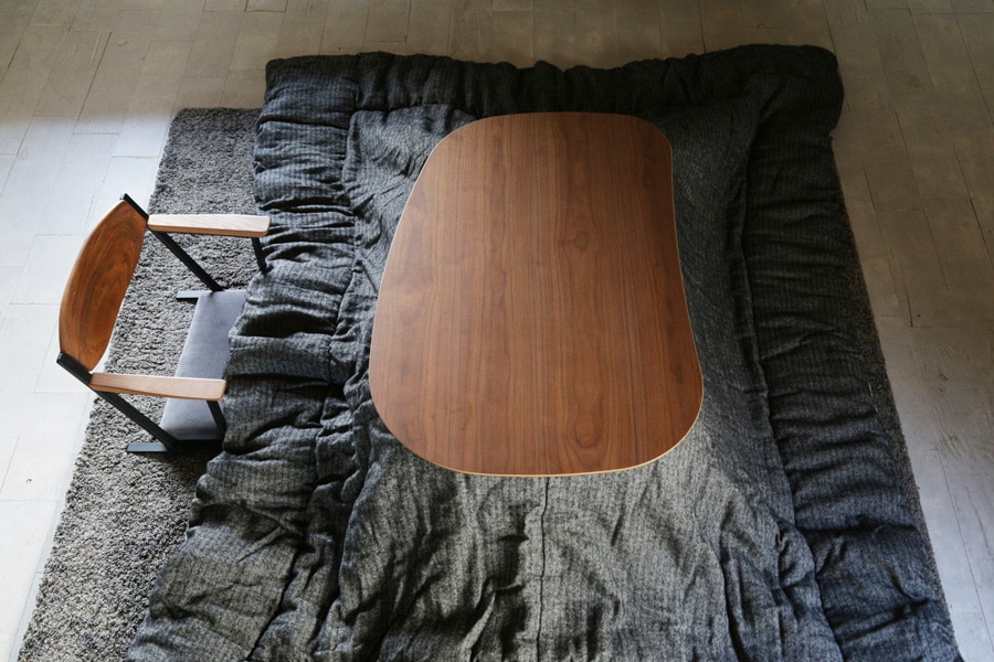 Rasmo Walnut｜ラスモコタツテーブル ウォールナット｜Nichibi