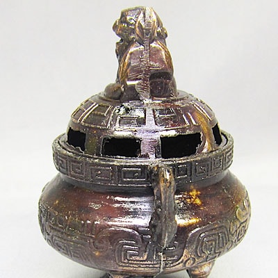 アンティーク調 台湾香炉(小) 獅子 |開運,風水,グッズ,癒し,アロマ,お