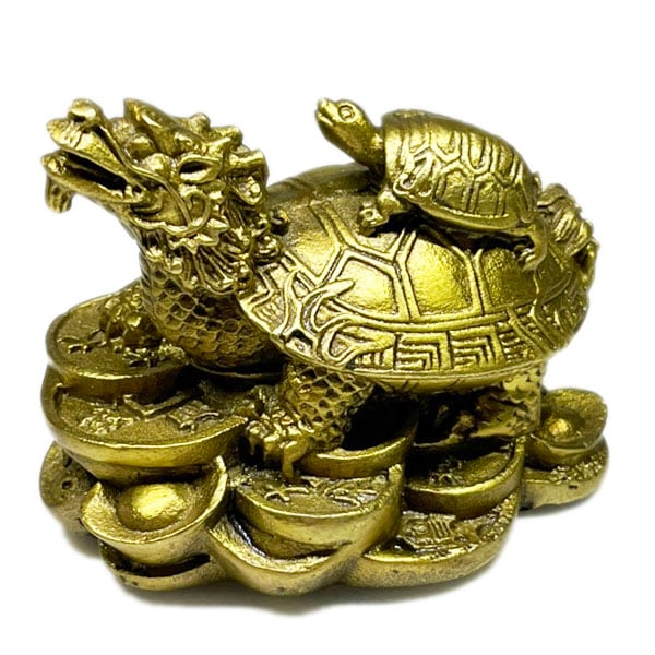 銅製 龍亀 小 8.5cm【送料無料】（沖縄別途700円） ｜龍亀,ロングイ,銅