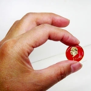 ピンバッジ 毛沢東 大(30mm)【ネコポス便可】 |毛澤東,人民解放軍,中国