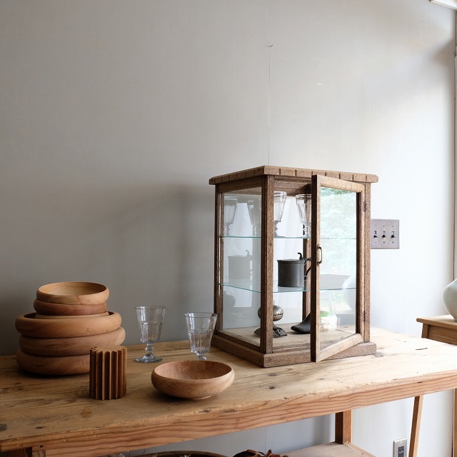 木枠のガラスケース 卓上 | 古家具,ガラスケース・ショーケース | R-select