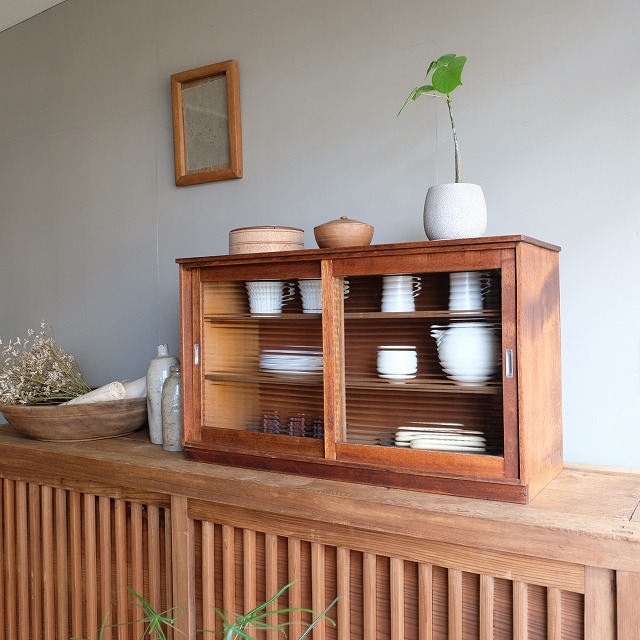 卓上キャビネット モールガラス | 古家具,棚類 | R-select