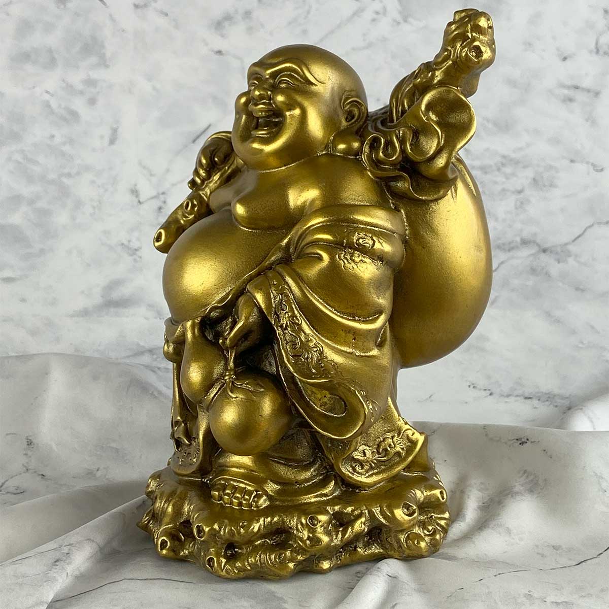 銅製 布袋 Yahoo!オークション -「布袋様」(銅製) (金属工芸)の落札