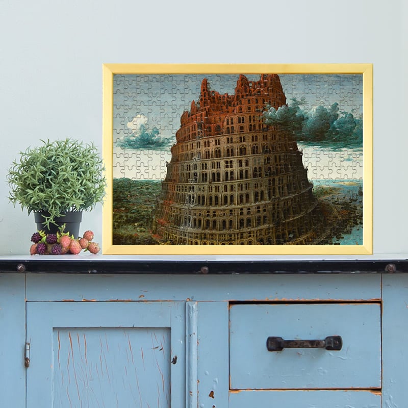 バベルの塔（1568年） ピーテル・ブリューゲル ジグソーパズル アート