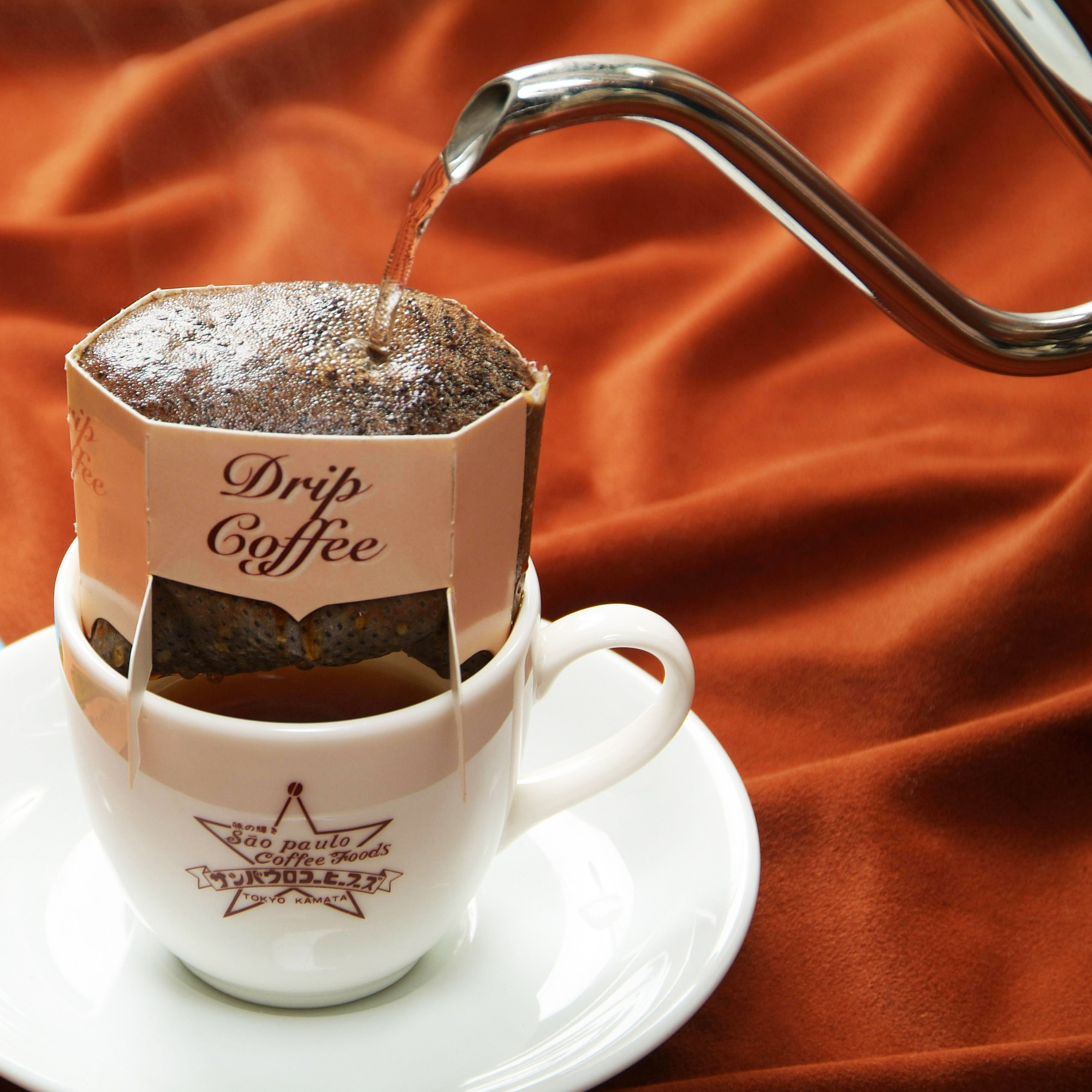 ドリップパックコーヒー カフェインレス デカフェキャット バラ1袋