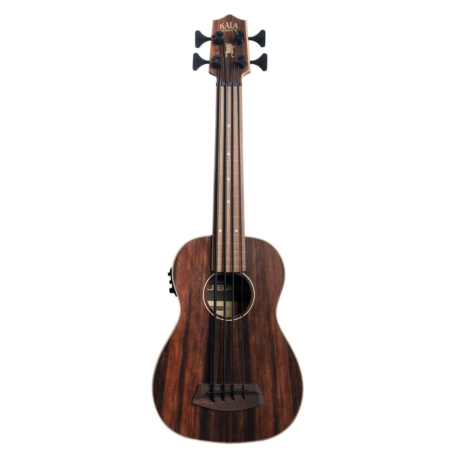 KALA フレットレス ウクレレ ベース STRIPED EBONY FRETLESS U-BASS