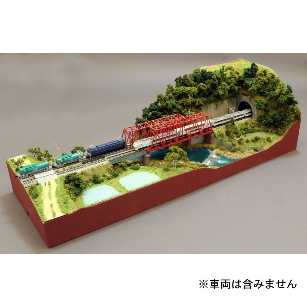 複線のトラス橋 ：松本典久 塗装済完成品 1/150サイズ | 完成ジオラマ