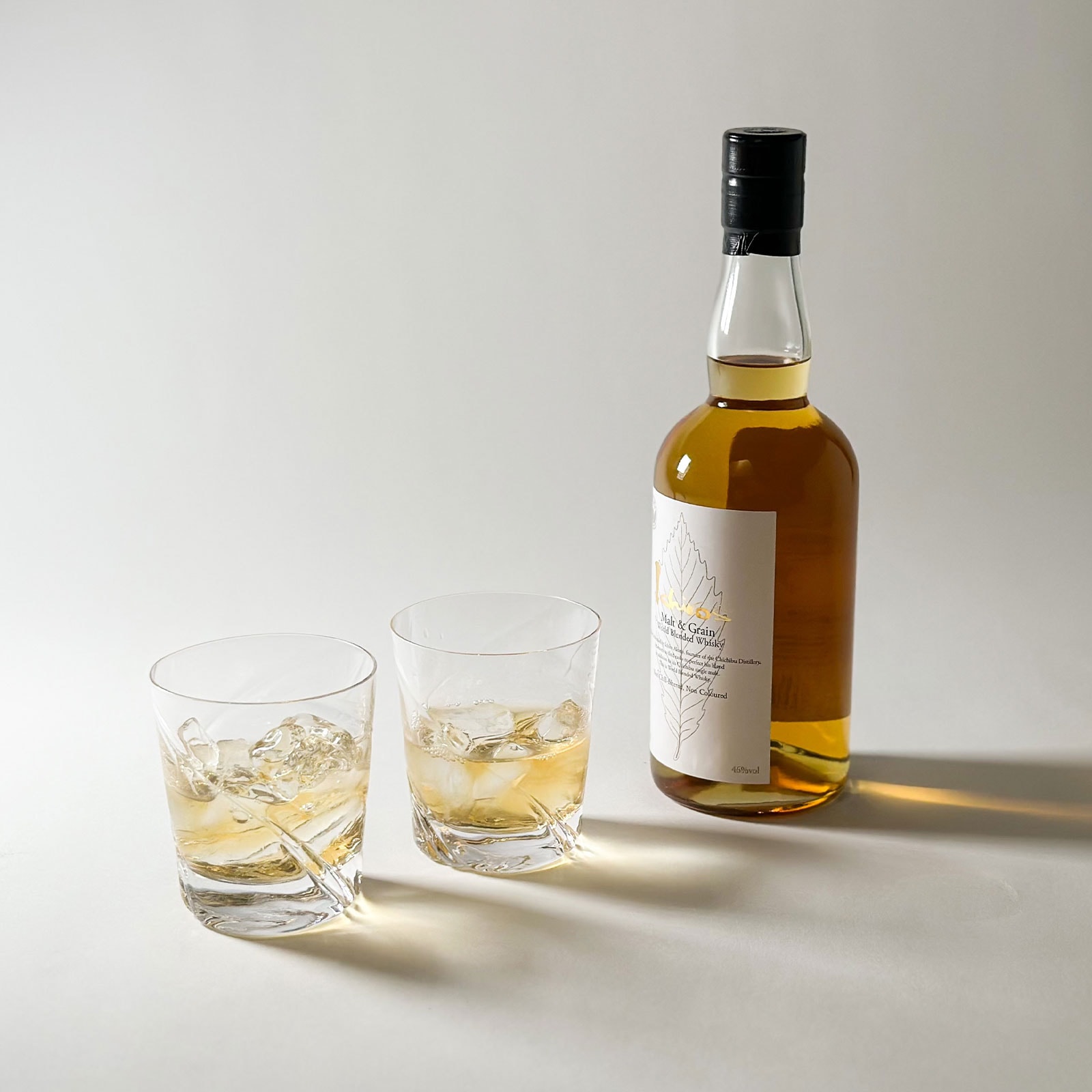 イチローズ モルト&グレーン ホワイトラベル 1本＋煌 ロック (L) ペア