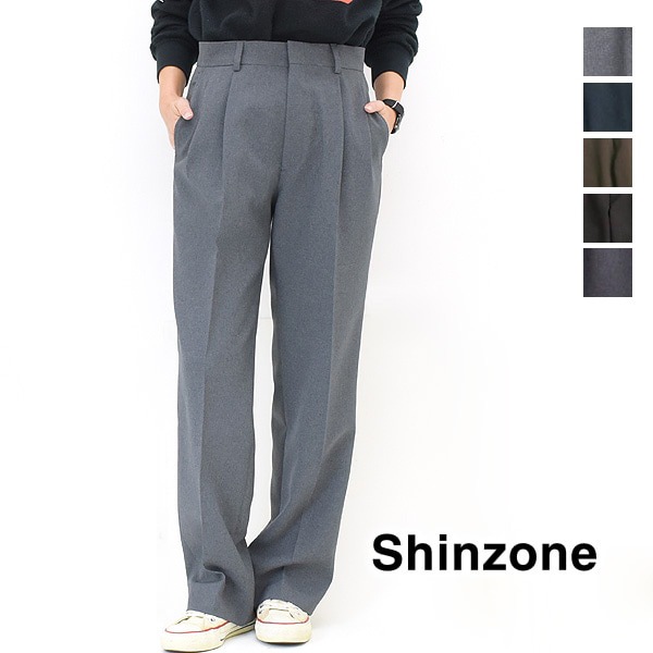 THE SHINZONE シンゾーン HIGH WAIST CHINO PT ハイウエストチノパンツ