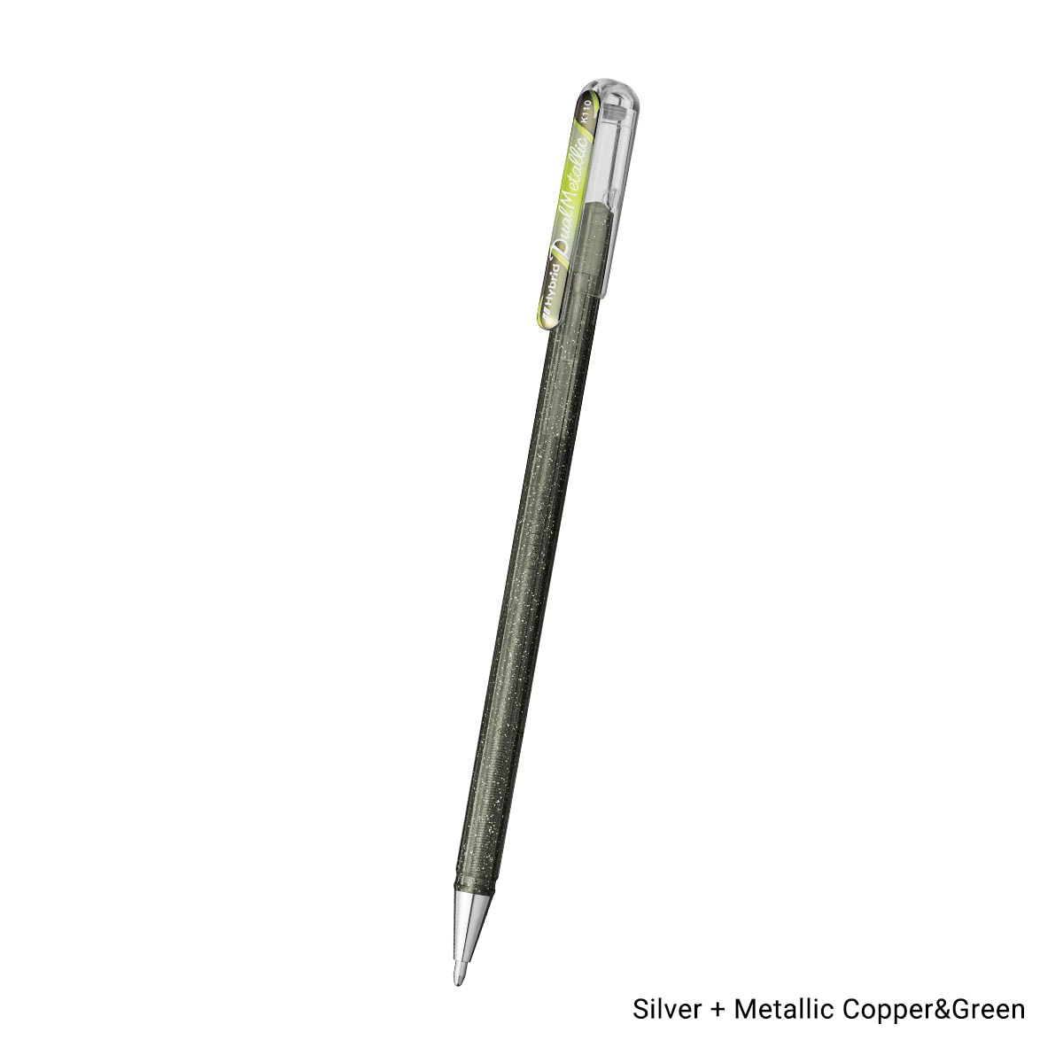 新商品価格】ぺんてる DualMetallic デュアルメタリック 全14色(単色