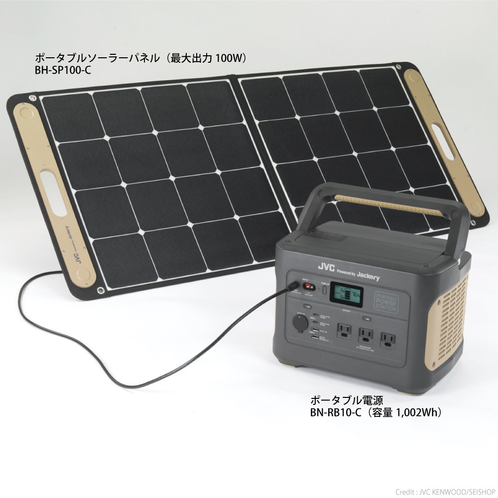 新品】リチウムイオン電池ポータブル電源 BN-RB10-C JVC 【公式通販】
